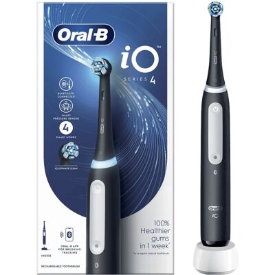 Spazzolino elettrico Oral-B iO Series 4 Nero - Tecnologia avanzata Spazzolino elettrico Oral-B iO Series 4 Nero - Tecnologia avanzata