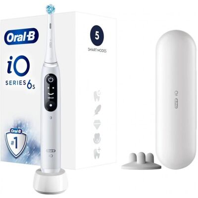 Cepillo eléctrico Oral-B iO6 - Inteligente, Blanco, 5 Modos Cepillo eléctrico Oral-B iO6 - Inteligente, Blanco, 5 Modos