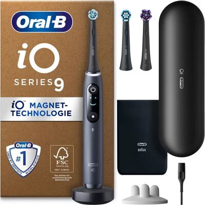 Braun Oral-B iO Series 9 Plus Elektromos Fogkefe - Fekete Braun Oral-B iO Series 9 Plus Elektromos Fogkefe - Fekete
