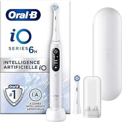 Oral-B iO Serie 6N - Set blanc - Publicité Oral-B iO Serie 6N - Set blanc - Publicité