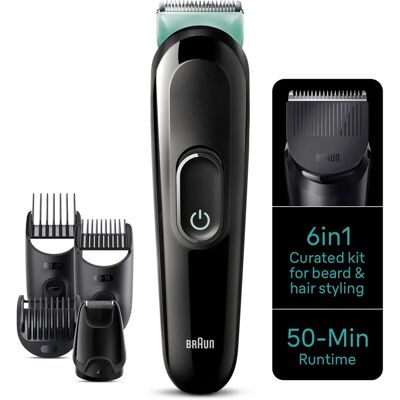 Braun Series Shavers Series 3 MGK3411 - 6-in-1 Grooming Kit for Men Braun Series Shavers Series 3 MGK3411 - 6-in-1 Grooming Kit for Men