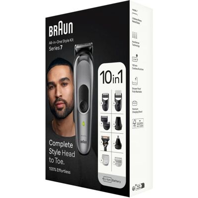 Trymer do włosów Braun MGK7420 - Zestaw do pielęgnacji all-in-one Trymer do włosów Braun MGK7420 - Zestaw do pielęgnacji all-in-one