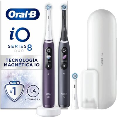 Oral-B iO 8N Violet & Noir Brosse à dents électrique - Brosse électrique - Publicité Oral-B iO 8N Violet & Noir Brosse à dents électrique - Brosse électrique - Publicité