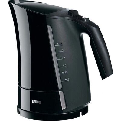 Braun WK300 - Schwarz - Elektrischer Wasserkocher Braun WK300 - Schwarz - Elektrischer Wasserkocher