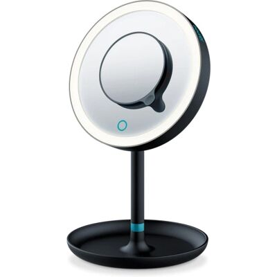Beurer BS 45 Lichtspiegel - Kosmetikspiegel, Schwarz, 5x, LED, 360° Beurer BS 45 Lichtspiegel - Kosmetikspiegel, Schwarz, 5x, LED, 360°