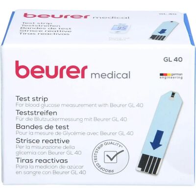 Beurer GL40 Blutzuckerteststreifen - Blutzuckerteststreifen Beurer GL40 Blutzuckerteststreifen - Blutzuckerteststreifen