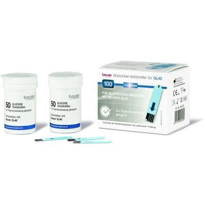 Beurer GL 40 Blutzuckerteststreifen - 100 St Beurer GL 40 Blutzuckerteststreifen - 100 St