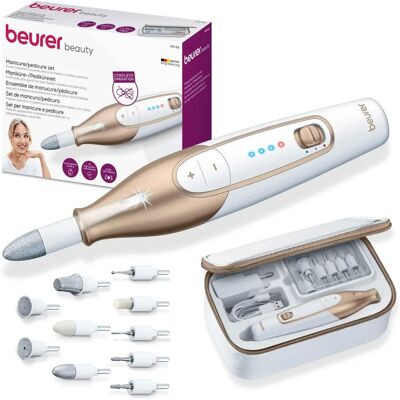 Set Manicure e Pedicure Senza Fili Beurer MP 64 - Ergonomico, Ricaricabile, 10 Strumenti Set Manicure e Pedicure Senza Fili Beurer MP 64 - Ergonomico, Ricaricabile, 10 Strumenti