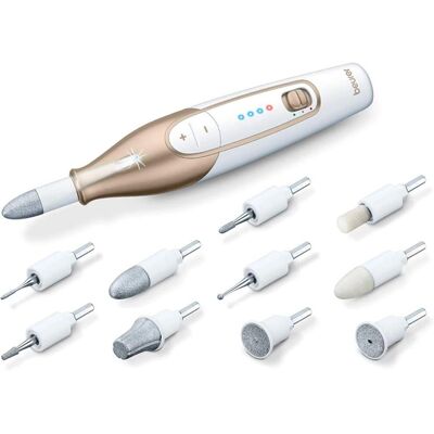 Beurer MP64 Akku-Maniküre- und Pediküre-Set mit 10 Aufsätzen Beurer MP64 Akku-Maniküre- und Pediküre-Set mit 10 Aufsätzen