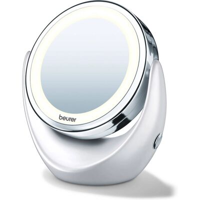 Miroir de Maquillage LED Compact Beurer BS49 - 11cm - Publicité Miroir de Maquillage LED Compact Beurer BS49 - 11cm - Publicité