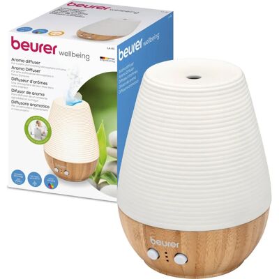 Beurer LA40 - Difusor de aroma - Nebulizador ultrasónico - para aceite esencial - Aspecto madera Beurer LA40 - Difusor de aroma - Nebulizador ultrasónico - para aceite esencial - Aspecto madera