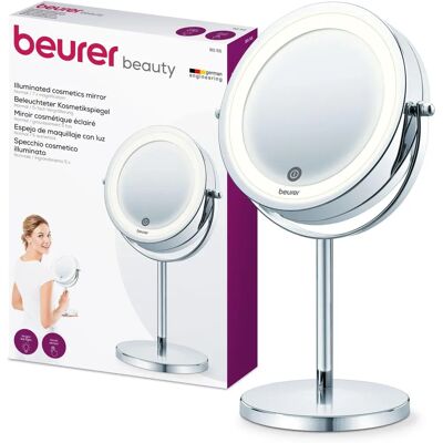 Beurer BS 55 trådløst LED sminkespeil - 13cm Beurer BS 55 trådløst LED sminkespeil - 13cm