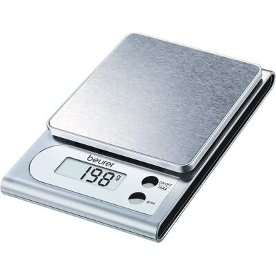 Beurer 70410 Küchenwaage - 3 kg, Edelstahl, Schwarz & Silber Beurer 70410 Küchenwaage - 3 kg, Edelstahl, Schwarz & Silber