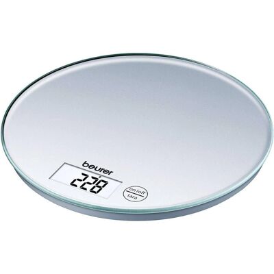 Balança de cozinha Beurer KS28 Prata - 5kg, Vidro, LCD Balança de cozinha Beurer KS28 Prata - 5kg, Vidro, LCD