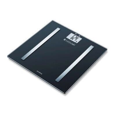 Sanitas SBF 72 Bilancia Personale - Rettangolare Nero & Argento Sanitas SBF 72 Bilancia Personale - Rettangolare Nero & Argento