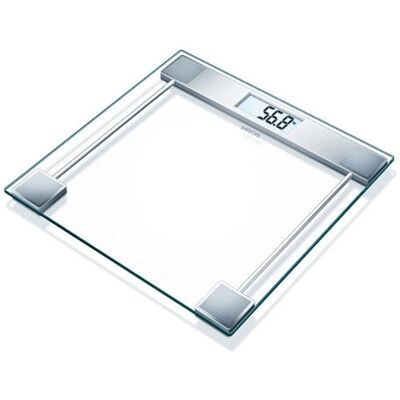 Sanitas SGS 06 Digitale Persoonlijke Weegschaal - Zilver, Zwart, Transparant Sanitas SGS 06 Digitale Persoonlijke Weegschaal - Zilver, Zwart, Transparant