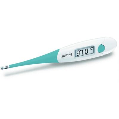 Sanitas SFT 08 Kontakt-Thermometer - Fieberalarm, Wasserdicht, Schnelle Messung Sanitas SFT 08 Kontakt-Thermometer - Fieberalarm, Wasserdicht, Schnelle Messung