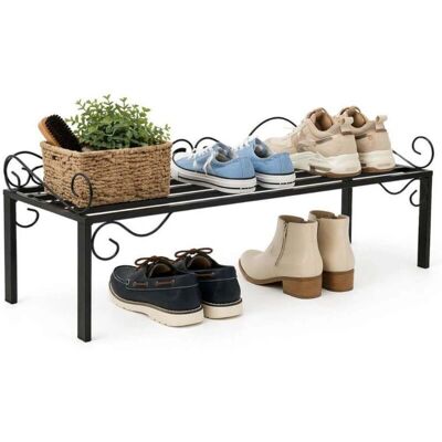 DANDIBO - Mi-1 - Schwarz - 92 cm Breite - Schuhregal DANDIBO - Mi-1 - Schwarz - 92 cm Breite - Schuhregal