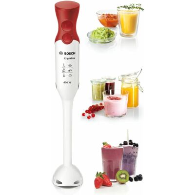 Bosch MSM64010 - Rosso, Bianco - Frullatore ad immersione Bosch MSM64010 - Rosso, Bianco - Frullatore ad immersione