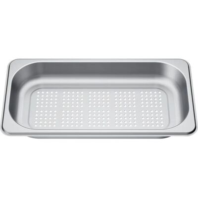 Plaque perforée en acier inoxydable Bosch HEZ36D163G - Accessoire de cuisine - Publicité Plaque perforée en acier inoxydable Bosch HEZ36D163G - Accessoire de cuisine - Publicité