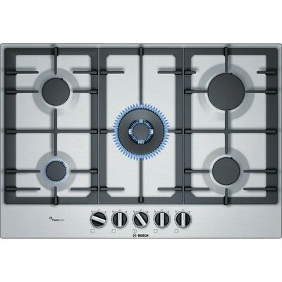 Bosch PCQ7A5B90 - Stainless Steel - Gas Hob Bosch PCQ7A5B90 - Stainless Steel - Gas Hob