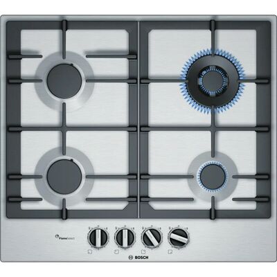 Bosch PCH6A5B90 - Stainless steel - Gas Hob Bosch PCH6A5B90 - Stainless steel - Gas Hob