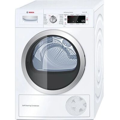 Bosch WTW875W0 - Wit - Warmtepompdroger Bosch WTW875W0 - Wit - Warmtepompdroger