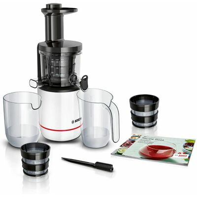 Bosch MESM500W - Preto, Branco - Espremedor de sumo lento Bosch MESM500W - Preto, Branco - Espremedor de sumo lento