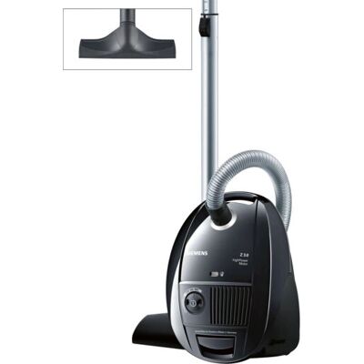 Siemens VSZ3B212 Dammsugare 700W med Dammpåse, inklusive Parkettborste Siemens VSZ3B212 Dammsugare 700W med Dammpåse, inklusive Parkettborste