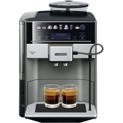 Siemens EQ.6 plus s500 - Kahvikone - Haze - Maksimaalinen aromi, Helppo valinta, Automaattinen höyrypuhdistus, Yhden kosketuksen cappuccino Siemens EQ.6 plus s500 - Kahvikone - Haze - Maksimaalinen aromi, Helppo valinta, Automaattinen höyrypuhdistus, Yhden kosketuksen cappuccino