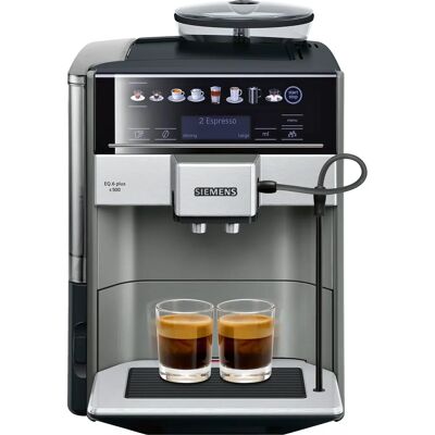 Siemens TE655203RW - Svart Grå Silver - Kaffemaskin Siemens TE655203RW - Svart Grå Silver - Kaffemaskin