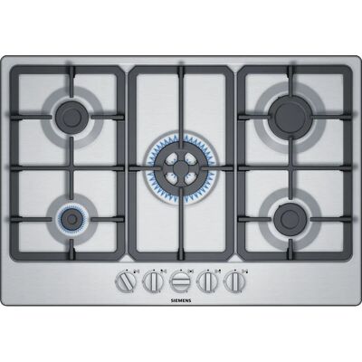 Siemens EG7B5QB90 - Rostfritt stål - Gaskokplatta Siemens EG7B5QB90 - Rostfritt stål - Gaskokplatta