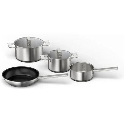 Siemens HZ9SE040 Cookware Set - 4 Pieces - Suitable for induction, ceramic, gas Siemens HZ9SE040 Cookware Set - 4 Pieces - Suitable for induction, ceramic, gas
