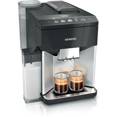 SIEMENS TQ513D01 - Dagslys sølv, sort - Espressomaskine SIEMENS TQ513D01 - Dagslys sølv, sort - Espressomaskine