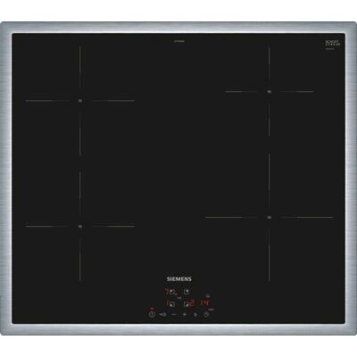 Siemens EH645BEB6E - Svart, Rostfritt stål - Induktionshäll Siemens EH645BEB6E - Svart, Rostfritt stål - Induktionshäll
