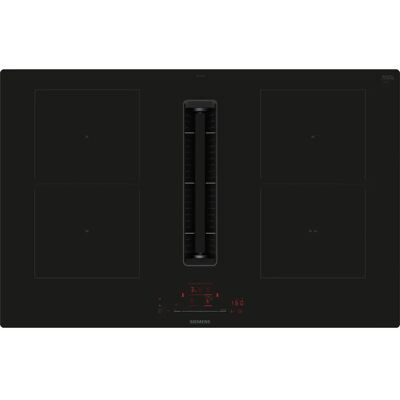 Siemens ED811HQ26E - Zwart - Inductiekookplaat met afzuigkap Siemens ED811HQ26E - Zwart - Inductiekookplaat met afzuigkap