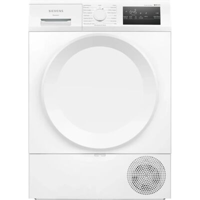 Siemens WT43H00DFR - Blanc - Sèche-linge - Publicité Siemens WT43H00DFR - Blanc - Sèche-linge - Publicité