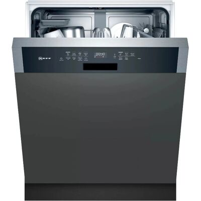 Neff S147EAS36E - Lavastoviglie semi integrata - Argento/Grigio Neff S147EAS36E - Lavastoviglie semi integrata - Argento/Grigio