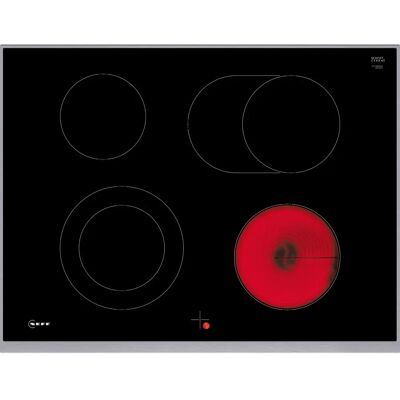 Neff M17SRF0L0 - Nero, Acciaio inox - Piano cottura Neff M17SRF0L0 - Nero, Acciaio inox - Piano cottura