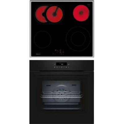 Neff B2CCJ7AK3 + T16SBN1L0 Keramisch Elektrisch Kookset - Oven & Kookplaat Neff B2CCJ7AK3 + T16SBN1L0 Keramisch Elektrisch Kookset - Oven & Kookplaat