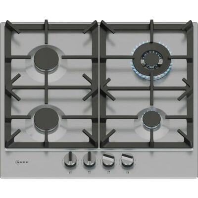 Neff T26CIH8N0 Stainless Steel Gas Hob - 4 Zone - 58cm Neff T26CIH8N0 Stainless Steel Gas Hob - 4 Zone - 58cm