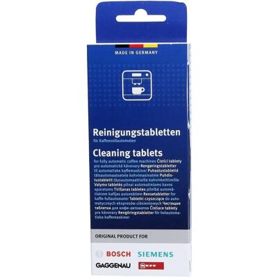 Bosch Rengøringspiller - Kraftig rengøring til kaffemaskiner - 10 stk Bosch Rengøringspiller - Kraftig rengøring til kaffemaskiner - 10 stk
