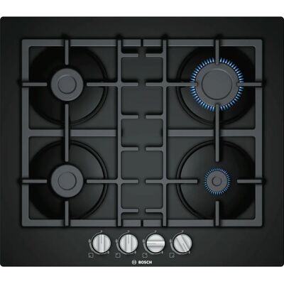 Bosch PNP6B6B90 - Noir - Plaque de cuisson à gaz - Publicité Bosch PNP6B6B90 - Noir - Plaque de cuisson à gaz - Publicité