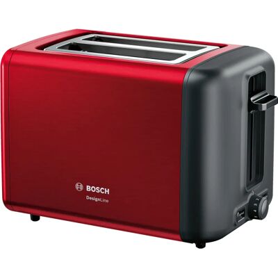 Bosch TAT3P424 - Fekete, Piros - Kenyérpirító Bosch TAT3P424 - Fekete, Piros - Kenyérpirító
