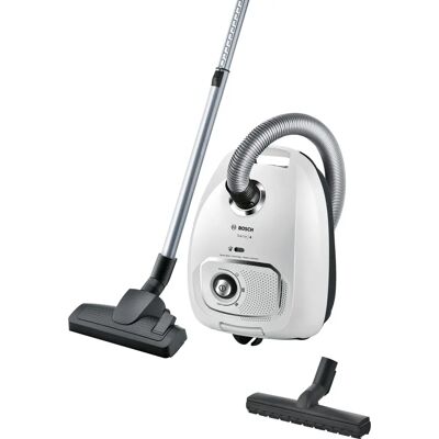 Bosch BGLS4X300 - Blanc - Aspirateur - Publicité Bosch BGLS4X300 - Blanc - Aspirateur - Publicité