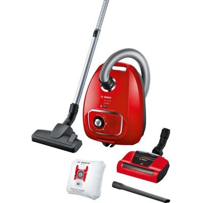 Bosch BGBS4PET1 - Rouge - Aspirateur - Publicité Bosch BGBS4PET1 - Rouge - Aspirateur - Publicité