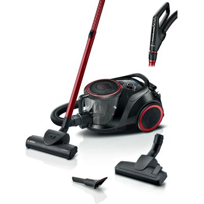Bosch BGS41POW1 - Noir/Rouge - Aspirateur - Publicité Bosch BGS41POW1 - Noir/Rouge - Aspirateur - Publicité