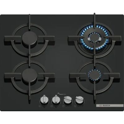 Bosch Serie 6 Gázfőzőlap - Fekete, 4 égő, Beépíthető - 60cm Bosch Serie 6 Gázfőzőlap - Fekete, 4 égő, Beépíthető - 60cm
