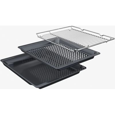 Horno compacto Bosch con vapor - Serie 4 - Negro Horno compacto Bosch con vapor - Serie 4 - Negro