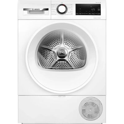 Bosch WQG1420DFR - Blanc - Sèche-linge - Publicité Bosch WQG1420DFR - Blanc - Sèche-linge - Publicité